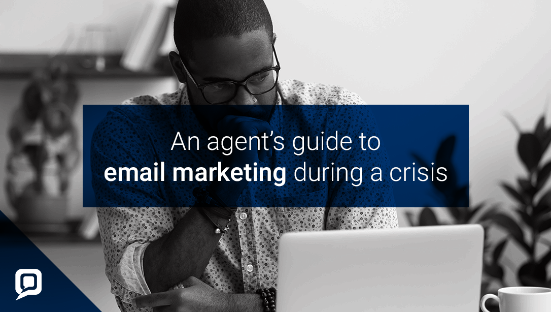 Estate agent email marketing in a crisis blog cover